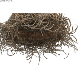 Écran de lampe DKD Home Decor 56 x 56 x 52 cm Naturel Herbier marin Boho