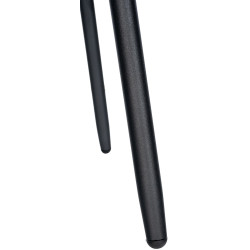 Tabouret de bar pivotant Weston en velours noir