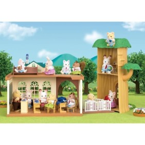 SYLVANIAN FAMILIES - 5105 - L'école de la foret - La creche, l'école