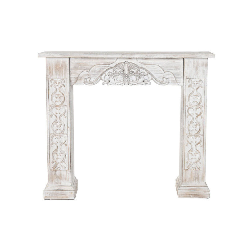 Tabouret de bar Milet en cuir artificiel blanc