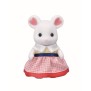 Figurine Famille Souris Marshmallow Sylvanian - SYLVANIAN FAMILIES - 5308 - Articulée et Habillée - Mixte