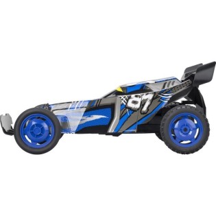 Buggy télécommandé tout terrain XL - EXOST - THUNDER CLAP - Vitesse 20 km/h - 2.4 Ghz - Bleu, noir et gris