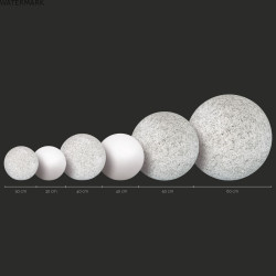 Décoration lumineuse Sphere Pierre 60 x 60 x 60 cm