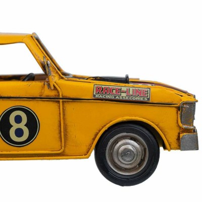 Figurine Décorative Alexandra House Living Jaune Fer ABS Voiture 12 x 9 x 27 cm