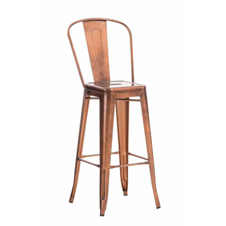 Tabouret de bar Aiden cuivre