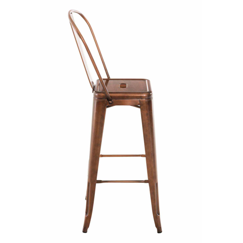 Tabouret de bar Aiden cuivre