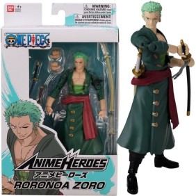 Figurine Anime Heroes 17 cm - Roronoa Zoro - BANDAI One Piece