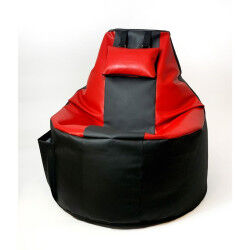 Pouf GO GIFT Noir Rouge...