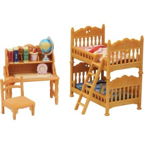 Figurines miniatures - SYLVANIAN FAMILIES - 5338 - La chambre des enfants - Meubles et accessoires pour enfants