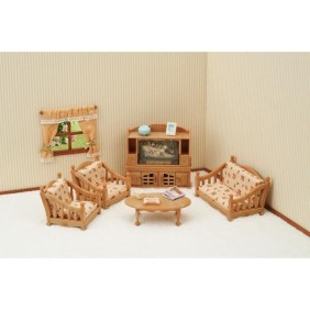 Figurines miniatures - SYLVANIAN FAMILIES - 5339 - La piece a vivre - Meubles et accessoires pour enfants