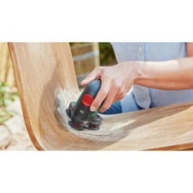 Ponceuse-polisseuse Bosch EasyCurvSander 12 PowerForAll (Sans batterie, avec 3 éponges a polir, 9 abrasifs + aspirateur a poussi