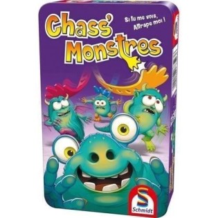 Jeu de voyage - poche - Chass'Monstres - SCHMIDT SPIELE - Vert - 1 joueur ou plus - 20 min - Mixte - 5 ans