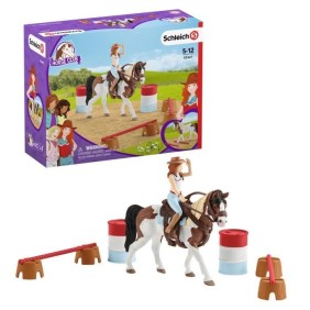 Kit d'équitation western d'Horse Club Hannah - SCHLEICH - Matériaux mixtes - Multicolore - 5 ans et plus