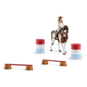 Kit d'équitation western d'Horse Club Hannah - SCHLEICH - Matériaux mixtes - Multicolore - 5 ans et plus