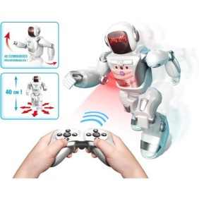 Robot programmable enfant YCOO - Program a Bot X - 40cm - Multidirectionnel - Effets sonores et lumineux