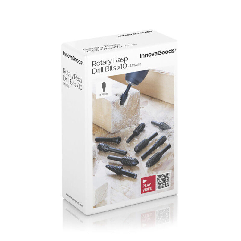 Kit de Perceuses de Fraisage pour le Forage Driwills InnovaGoods 10 Unités