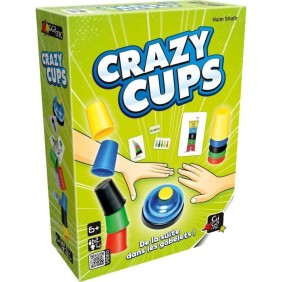 Jeu de société - GIGAMIC - Crazy Cups - Rapidité et repérage - a partir de 6 ans