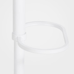 Tabouret de bar Damaso W en feutre anthracite