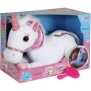 Gipsy Toys - Lica Bella Féerique Et Lumineuse - Peluche Licorne Interactive - 35 cm - Blanc - Rose