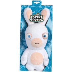 Gipsy Toys - Lapins Crétins Sonores -  Bouche Fermée - 28 cm - Blanc