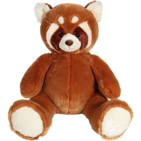 Peluche Panda Roux Géant - GIPSY TOYS - 70 cm