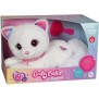 Gipsy Toys - Cuty Bella Fashionista - Peluche Interactive Chat – Toute Douce Qui s'illumine au Rythme de Jolies Mélodies - 30 cm