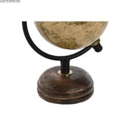 Globe terrestre Home ESPRIT Vert Beige Vintage 10 x 8 x 14 cm (3 Unités)