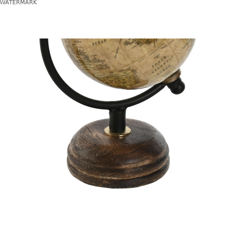 Globe terrestre Home ESPRIT Vert Beige Vintage 10 x 8 x 14 cm (3 Unités)