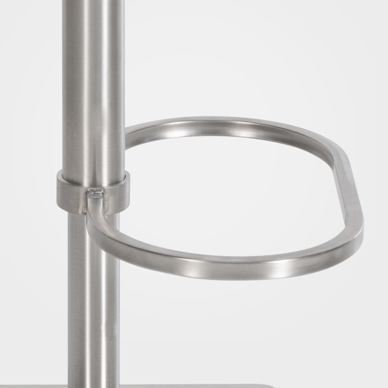 Tabouret de bar en velours Damaso E brun