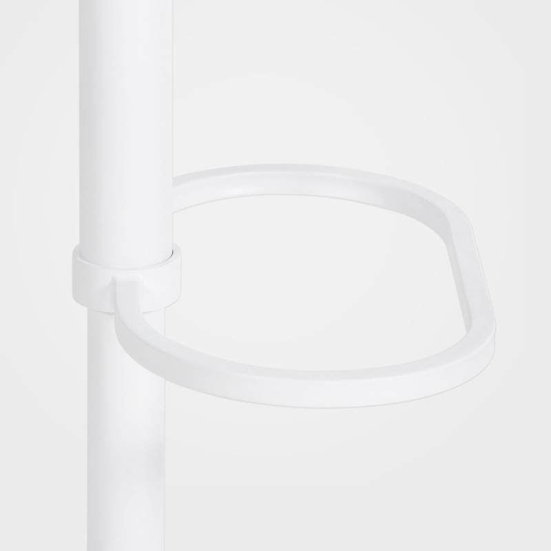 Tabouret de bar Damaso W en velours brun