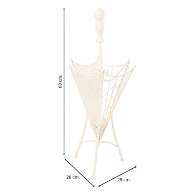 porte-parapluie Alexandra House Living Blanc 25 x 48 x 20 cm