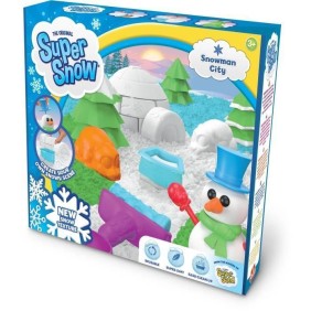 Super Snow Man City - Kit de loisir créatif pour créer un igloo et un bonhomme de neige - GOLIATH