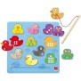 Puzzle magnétique canards Goula - Encastrables - 10 pieces - Multicolore - Plastique