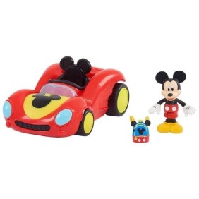 Mickey, Véhicule avec 1 figurine 7,5 cm et 1 accessoire, Modele Course, Jouet pour enfants des 3 ans, MCC062