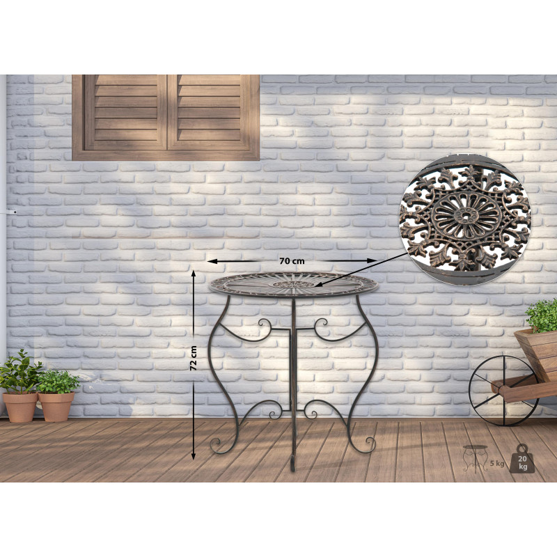 Table Indra bronze