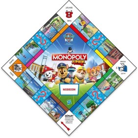 Monopoly Junior La Pat'Patrouille - Jeu de société - WINNING MOVES - Monopoly junior avec les personnages de la Pat'Patrouille.