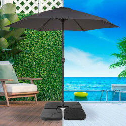 Base pour parapluie Aktive 50 x 7,5 x 50 cm Plastique