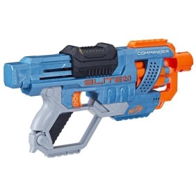 NERF Elite 2.0 Commander RC-6 - Blaster a fléchettes - 6 fléchettes incluses