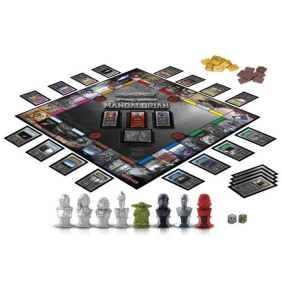 MONOPOLY - édition Star Wars The Mandalorian - Jeu de plateau - protéger L'Enfant (« bébé Yoda »)