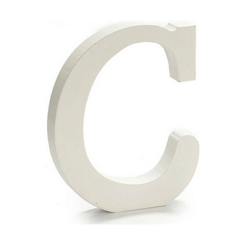 Lettre Pincello C Blanc 1,8 x 21 x 17 cm (12 Unités)