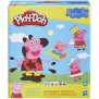 PLAY-DOH - Styles de Peppa Pig avec 9 Pots de pâte a modeler atoxique - 11 accessoires - jouet pour enfants - des 3 ans - Les hé