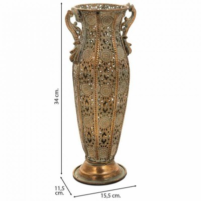 Vase Alexandra House Living Or Fer 11 x 34 x 11 cm