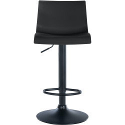 Sgabello Branford nero,Plastica