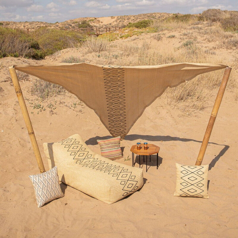 Voile d'ombrage Maori Beige 3 x 3 m 300 x 300 x 0,5 cm Auvent