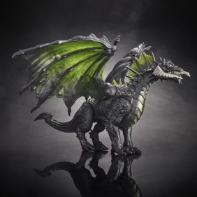 Dungeons & Dragons, figurine articulée de 28 cm du dragon noir Rakor inspirée du film