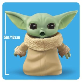 Figurine Mixin' Moods Grogu de 12,5 cm, 20+ expressions personnalisables, jouets Star Wars pour filles et garçons, des 4 ans