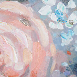 Cadre Toile Fleurs 120 x 5 x 80 cm
