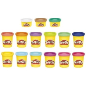 Play-Doh Coffret de 15 pots couleurs classiques de pâte a modeler, pour enfants