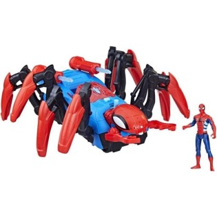 Figurine Spider-Man Véhicule Araignée de combat - Lance de l'eau et des projectiles - Des 4 ans - HASBRO, Marvel