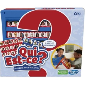 Qui est-ce ? classique, jeu de plateau pour enfants a partir de 6 ans, 2 joueurs